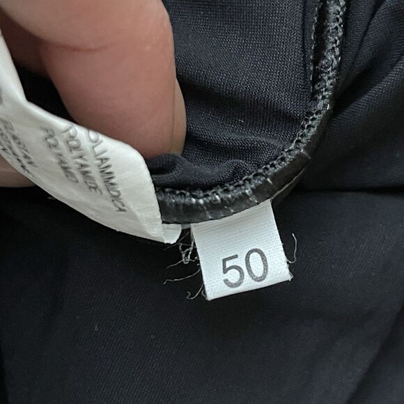 CHIARA BONI La Petite Robe Ruched Halter Dress Size 50 US 12 Black Party Holiday - Picture 5 of 9